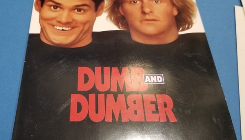 VINTAGE 1994 DUMM UND DÜMMER VIP WELTPREMIERE EINLADUNG, GROSSE HANDELSANZEIGE JIM CARREY! - Bild 7 von 13