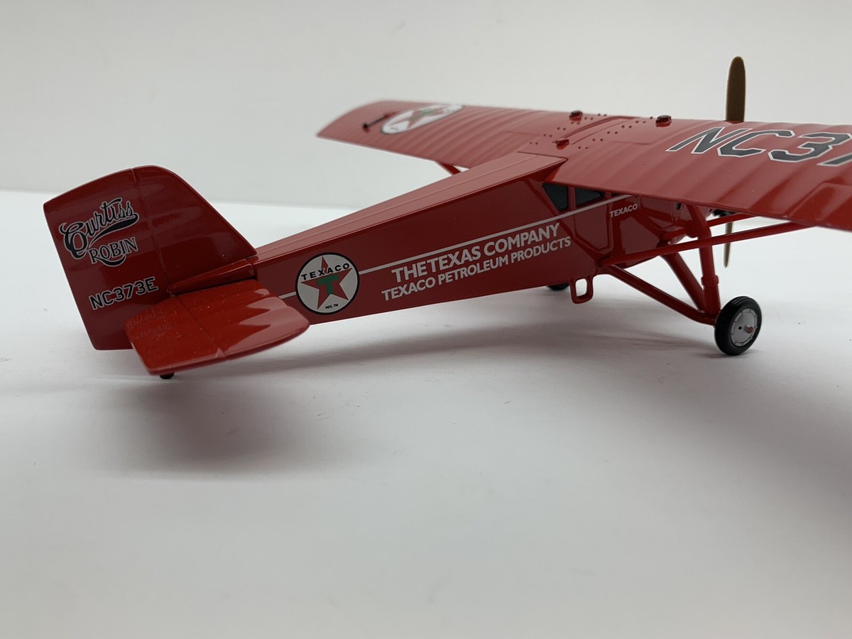 New Wings of Texaco Die-Cast 1929 Curtiss Robin Airplane 6th In