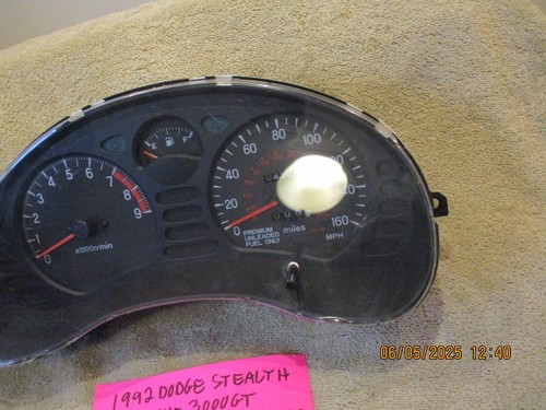 1992 DODGE STEALTH 3000 GT OEM DASH SPEEDOMETER CLUSTER 43K TESTED FREE SHIPPING - Picture 3 of 19