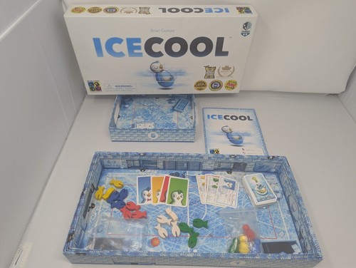 COMPLETE - ICE COOL Brain Games (2016) Brian Gomez Family Penguin Board Game