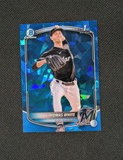 2025 Bowman Chrome Prospects Sapphire Thomas White SuperFractor Sapphire #BCP-69 card