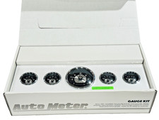 Auto Meter 5-piece Prestige Black Gauge Kit Welectric Speedometer 2003