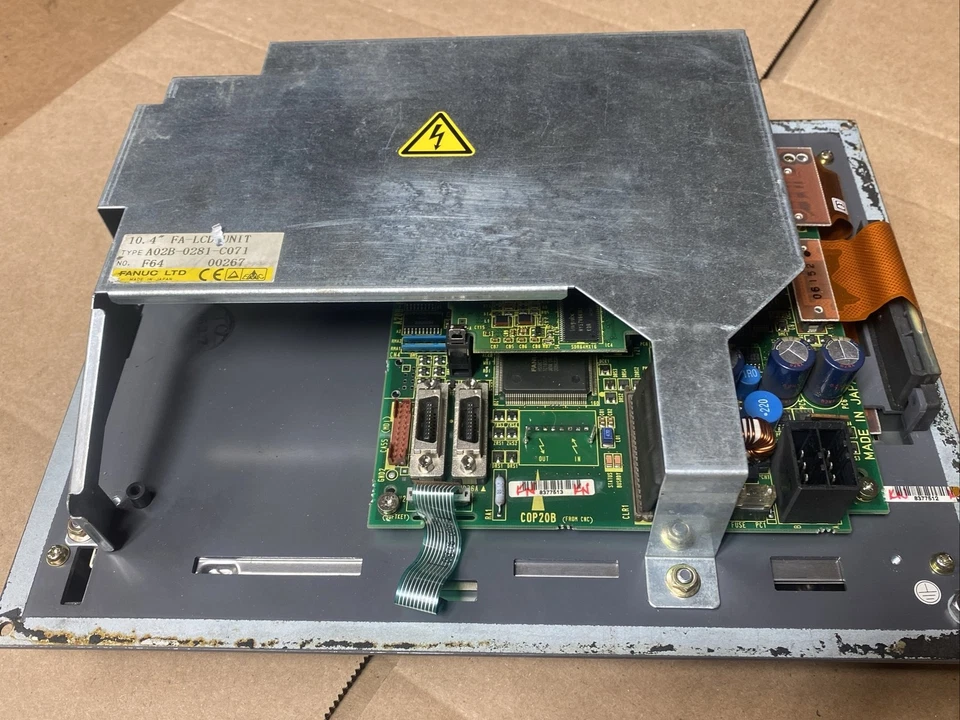 FANUC 10.4” FA-LCD Unit Operator Interface Screen A02B-0281-C071 A20B-8100-0820 - Image 3 of 4