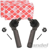 2X febi bilstein SpurstangenkÖPfe Passend FüR Toyota Land Links+Rechts