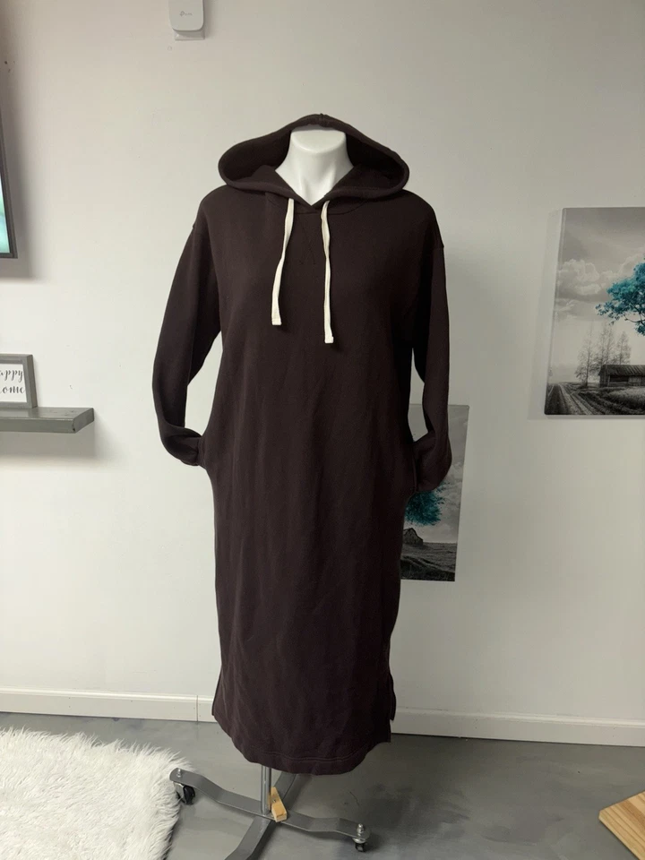 Madewell Womens Hooded Dresses Size M Fleece Lined New With Tags  - Изображение 2 из 4