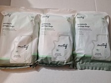 Lot Of 300 Motif Medical 8oz Breast Milk Storage Bags: 3 Packages - New Sealed