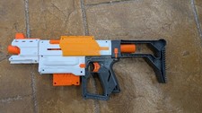 Nerf N-Strike Elite Modulus Recon MKII Blaster White Orange Gun Shoulder Stock
