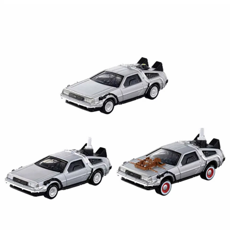 Tomica Premium Unlimited Back to the Future 40th Set Delorean Time Machine TOMY - Image 4 of 4