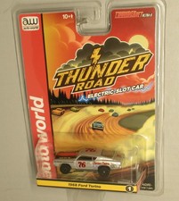 "NEW" AW REL 3 THUNDER ROAD 76 SILVER '68 FORD TORINO T JET HO SLOT CAR