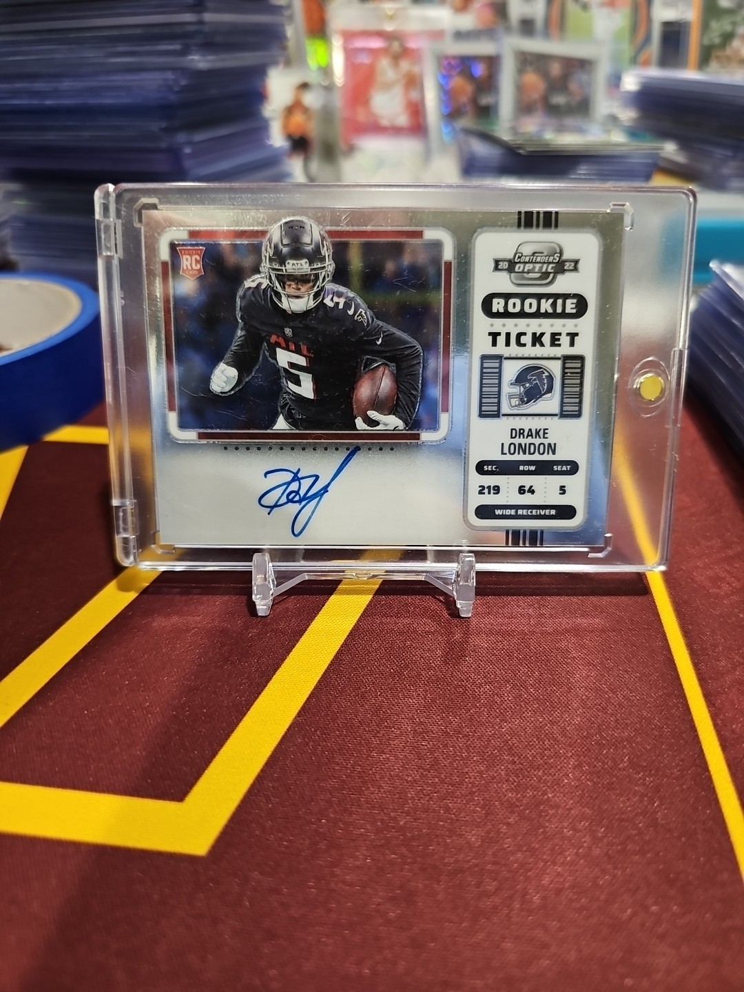 2022 Panini Contenders Optic - Rookie Ticket Variation Auto Drake London