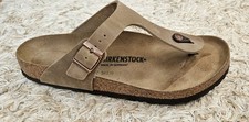 Birkenstock Gizeh Naturleder Geölt Tabacco B...