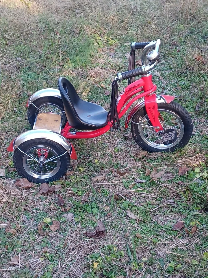 Triciclo Shwinn vintage todo metálico y cromado Foto 2 de 4