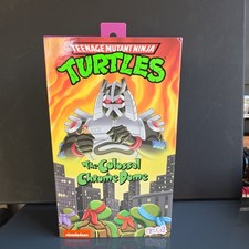 NECA Teenage Mutant Ninja Turtles  The Colossal Chrome Dome Action Figure...