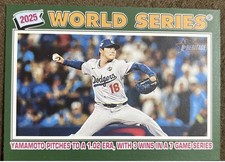 2026 Topps Heritage - World Series Highlights Los Angeles Dodgers #313 Dark...