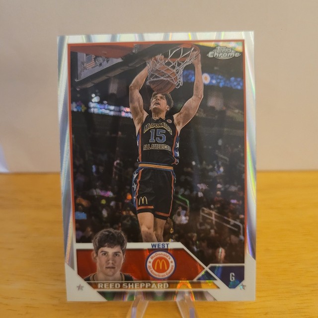 2023 Topps Chrome McDonald's All American - Reed Sheppard #22 RayWave Refractor