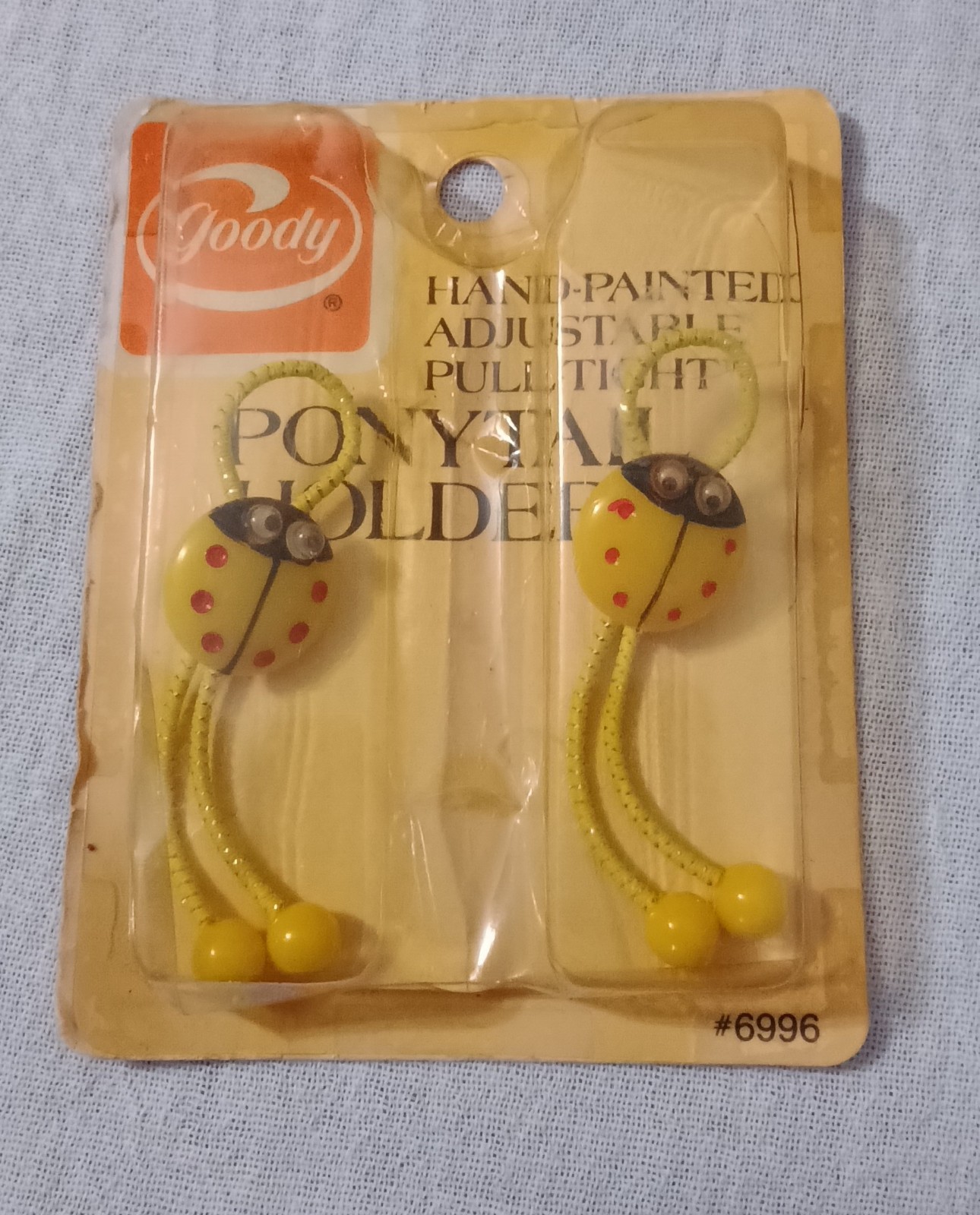 1982 GOODY HAND PAINTED ADJUSTABLE PULL TIGHT PON… - image 1