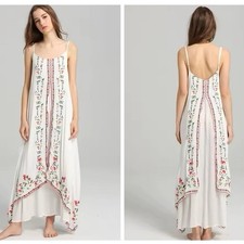 UNBRANDED Floral Sleeveless Maxi Dress Spring Summer Vacation Travel Women M