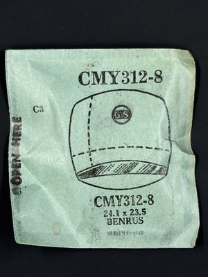 Benrus CMY 312-8 Vintage Watch Crystal Replacement New Old Stock 24.1 x 23.5