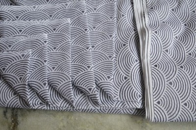 7 Yard Hand Print 100% Cotton Special Fabric NO TARRIF CHARGES 100%   ZK-22*