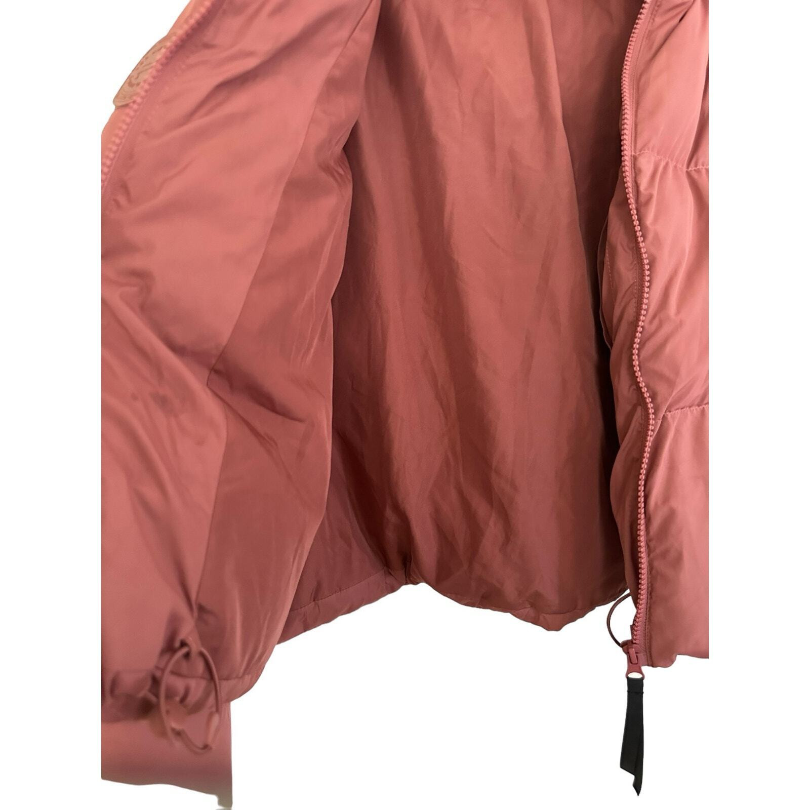 Fabletics Wander Cropped Puffer cherry mocha size… - image 5