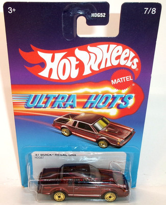 2022 HOT WHEELS 1:64 HW ULTRA HOTS SERIES 7/8 DEEP RED '87 BUICK REGAL GNX