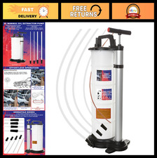 9l Manual Oil Extractor Pump - Vacuum Fluid Evacuator For Automotive Maintenance