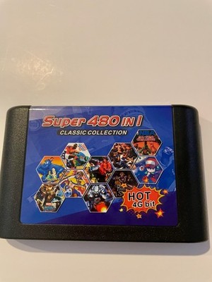 480-in-1 Classic Collection Game Cartridge 16-Bit for MD SEGA Mega Drive Genesis