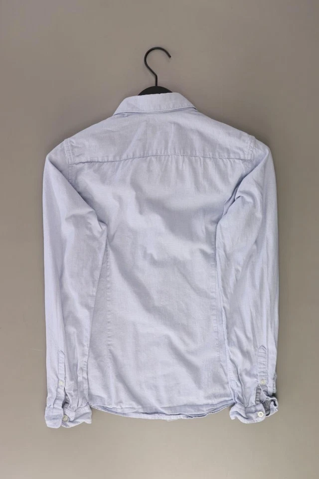 ⭐ Tom Tailor camicetta per uomo taglia 46, S blu di cotone ⭐ - Immagine 2 di 4