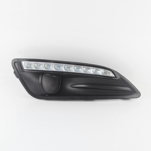 LED Daytime Running Light Turn Indicator Fog Lamp Bumper For Ford Fiesta 13-14 - Picture 5 of 10