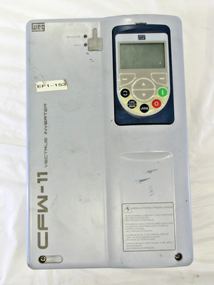 WEG CFW-11 VECTRUE INVERTER DRIVE NACFW110010T40N1Z 10 Amp, For Parts/Repair