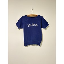 60s vintage cotton short sleeve sweatshirt 443894