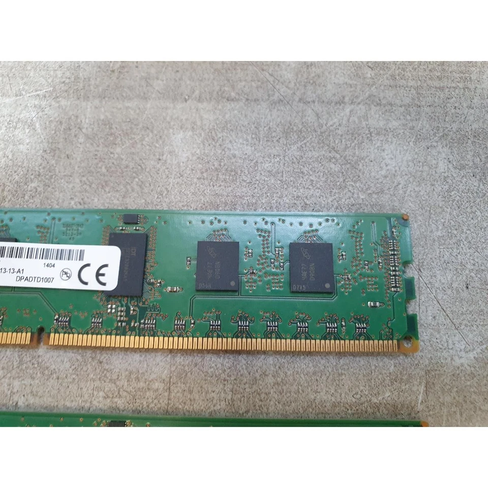 Lot of 2 Micron MT9JSF51272PZ-1G9E2HF DIMM Memory Module 4GB PC3-14900R 1866MHz - Image 3 of 4