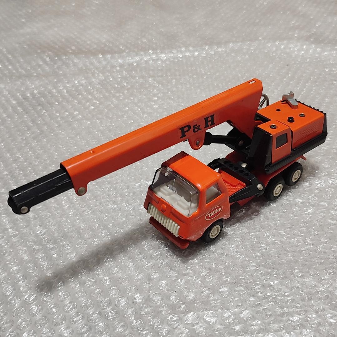 トミー ジャンボクレーン GIANT CRANE★日本製★昭和レトロ★ Vintage Japanese Tin Toy Truck Crane Truck Tonka 680 P H Showa Era