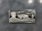 Silver 500 Grains Bar Ingot Franklin Mint John Deere Greatest American