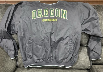 #ad Stadium Athletics Oregon Ducks XL Jacket Black Green College Fan Apparel $30.00