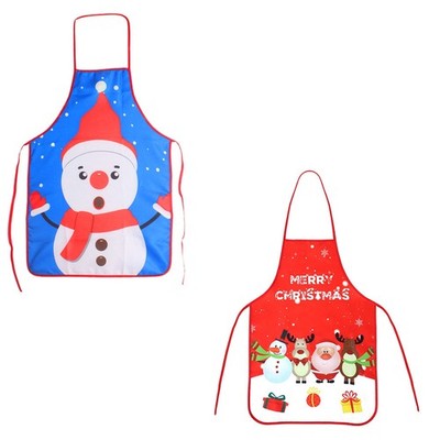  2 Pcs Festlicher Spaß Für Die Weihnachtsküche Küchenschürze Backschürze