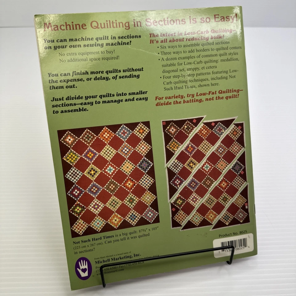 Machine Quilting in Sections Marti Michell 2006 - Image 4 of 4