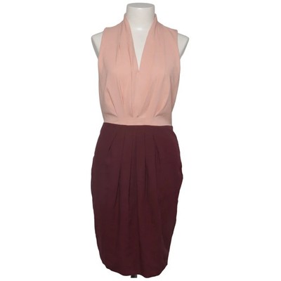 H&M, Kleid, Größe: 38, Pink/Lila, Elasthan/Polyester/Viskose, Einfarbig #4FD