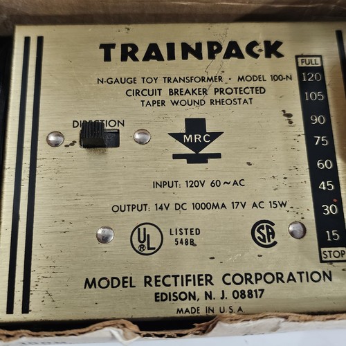 Controlador TrainPack Fuente de Alimentación Juguete Transformador N-GAUGE 100-N Usado Buen Estado. - Imagen 2 de 3