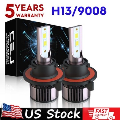 2X Bright Hi/Lo Beam LED Bulbs for Ski-Doo Tundra LT Sport 600 EFI ACE 2021-2023