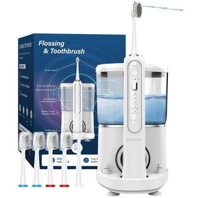 Electric Toothbrush and Water Flosser - Water Flossers for Teeth Electric Cle...