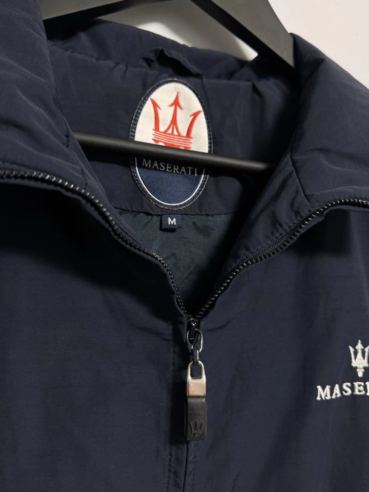 Maserati Vintage Jacket Y2K style Size M Blue Polyester - Image 4 of 4