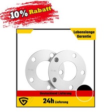 Spurverbreiterungen Spurplatten Geeignet für Audi A4 2x 5mm 5x112 Alu Silver Spurverbreiterungen Spurplatten Geeignet für Audi A4 2x 5mm 5x112 Alu Silver
