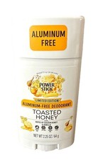 2 PK - Power Stick For Her- Aluminum- Free  Toasted Honey Deodorant