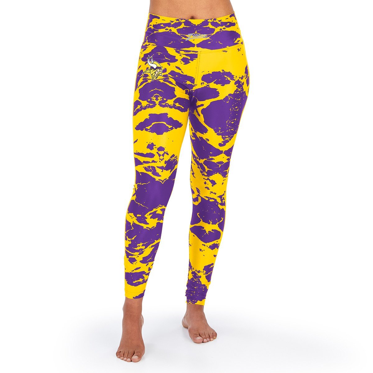 Леггинсы Zubaz Womens Minnesota Vikings в цветах команды Lava