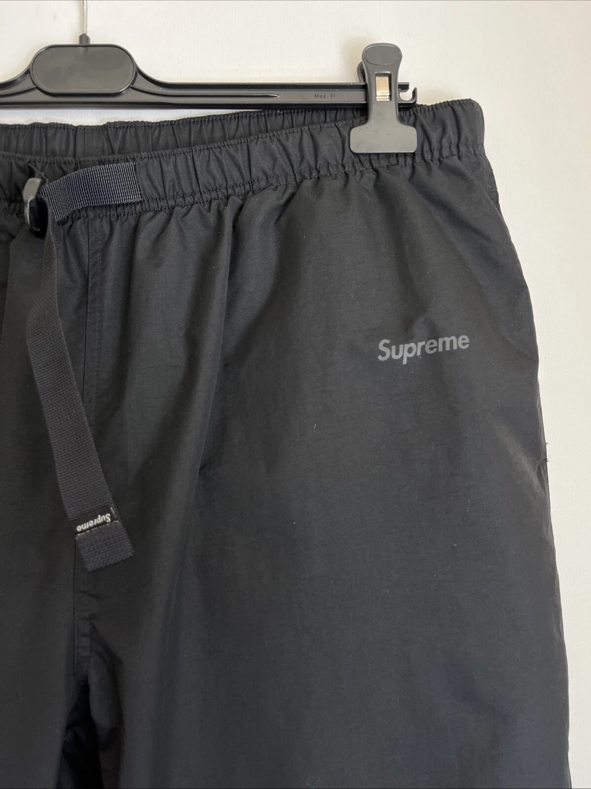 Pantalon de trail running Nike x Supreme 17AW taille XL 36 nylon noir extrêmement rare