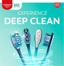 360 Whole Mouth Toothbrush, Adult Soft Toothbrush with Tapered Bristles, Feat...