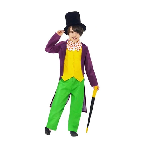 Kinder Charlie und die Schokoladenfabrik Serie Unisex Halloween Cosplay Kostüm ** - Bild 13 von 36