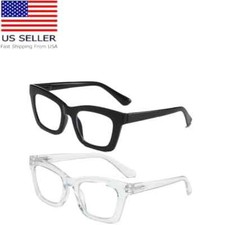 Reading Glasses Square Blue Light Blocking 2 Piece Set Strength 3.50 new