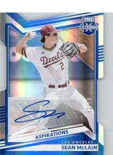 2022 Elite Extra Edition Signatures Aspirations Die Cut Sean McLain Auto /93